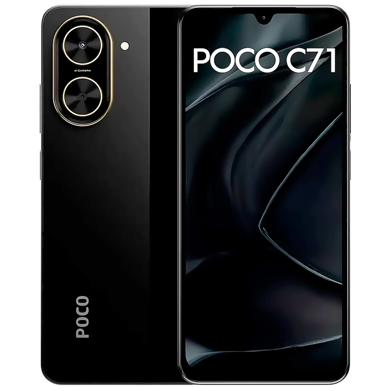Celular Xiaomi POCO C71 4GB de RAM 128GB Tela 6.88 Unisoc T7250 Wi-Fi Dual SIM (nano)
