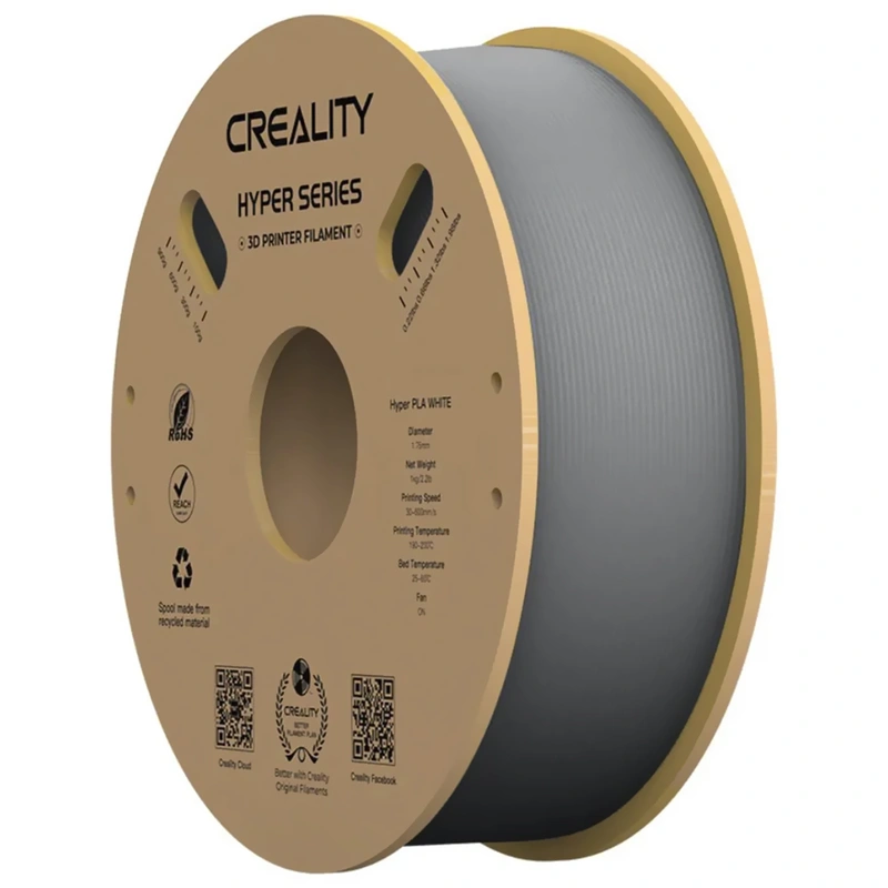 Filamento para Impressora 3D Creality Hyper-ABS 1.0Kg 1.75mm - Cinza - Imagem 2