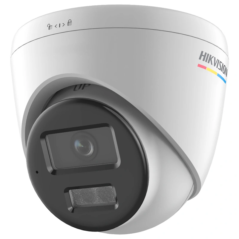 Câmera de Segurança Hikvision DS-2CD1327G2H-LIU Color VU Indoor 2.8MM 2MP - Branco