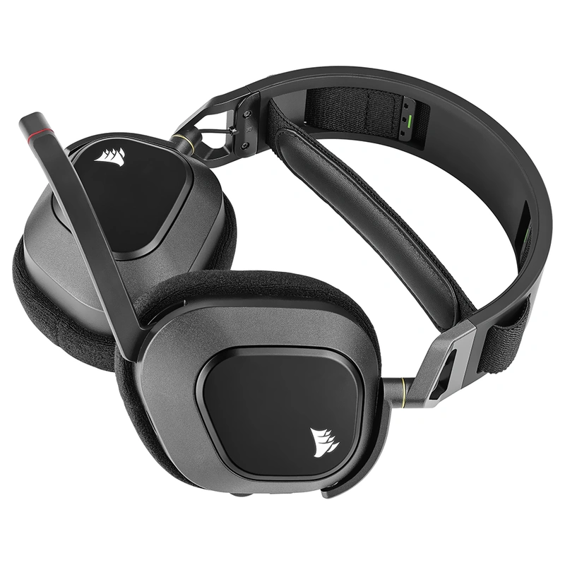 Headset Gamer Corsair HS80 RGB Wireless - Preto (CA-9011235-NA) PC, Mac, PlayStation 4/5 - Imagem 2