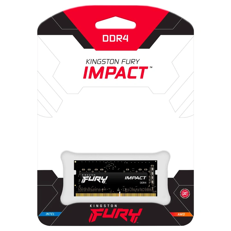 Memória RAM para Notebook Kingston Fury Impact DDR4 8GB 3200MHz - Preto (KF432S20IB8) - Imagem 3