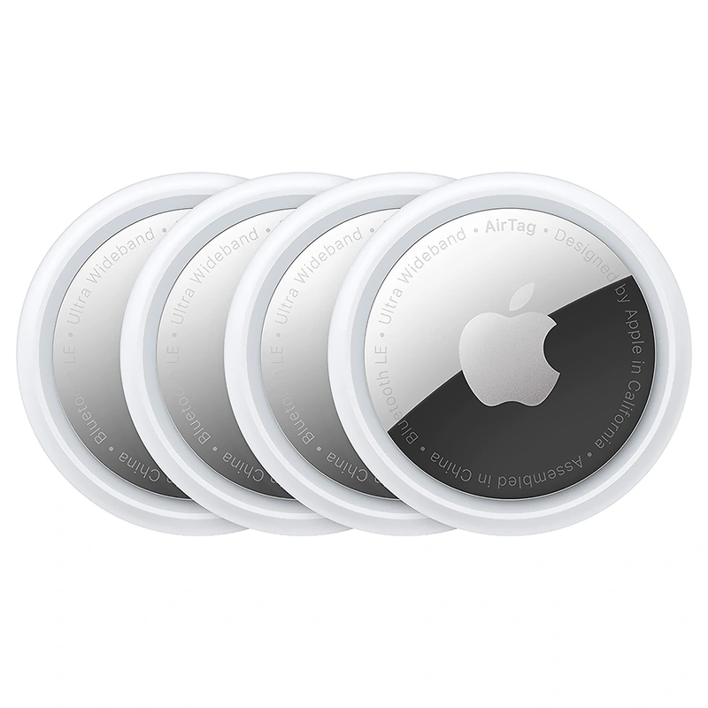 Rastreador Apple AirTag MX542LLA Bluetooth - Branco Prata (Kit com 4)