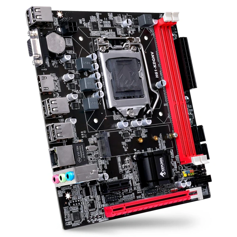 Placa Mãe Keepdata H61-KDGNV Socket LGA 1155 VGA DDR3 Intel H61 Express - Imagem 2