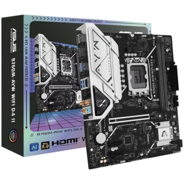Placa Mãe ASUS B760M-AYW Wi-Fi D4 II Socket LGA 1700 DDR4