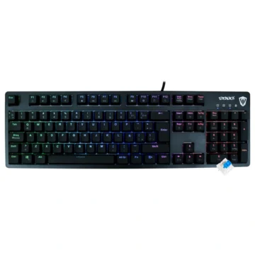 Teclado Gamer Mecânico Satellite K62 USB RGB Espanhol - Preto Com fio Windows - mac OS