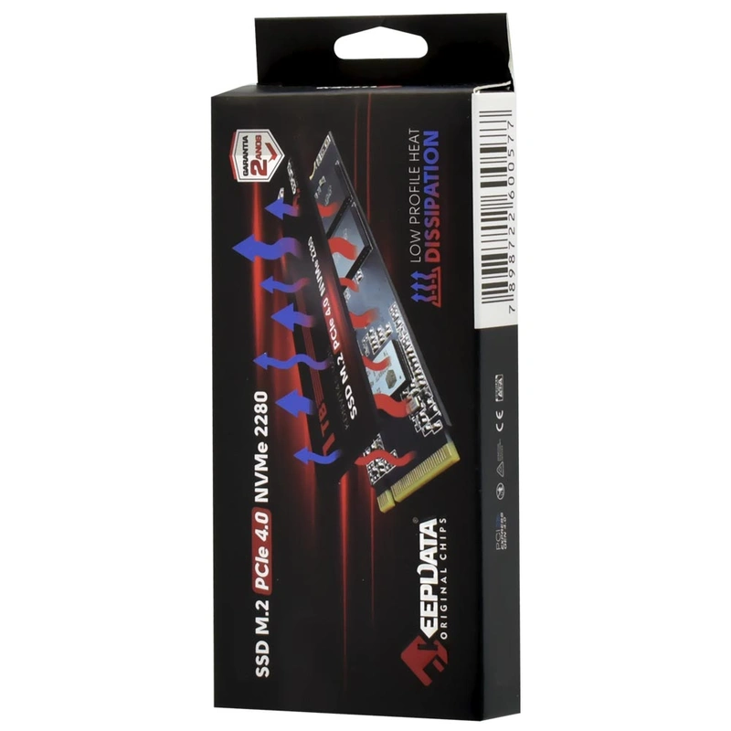 SSD Keepdata M.2 512GB NVMe - KDNV512G4.0-16GTS PCIe 4.0 - Imagem 3