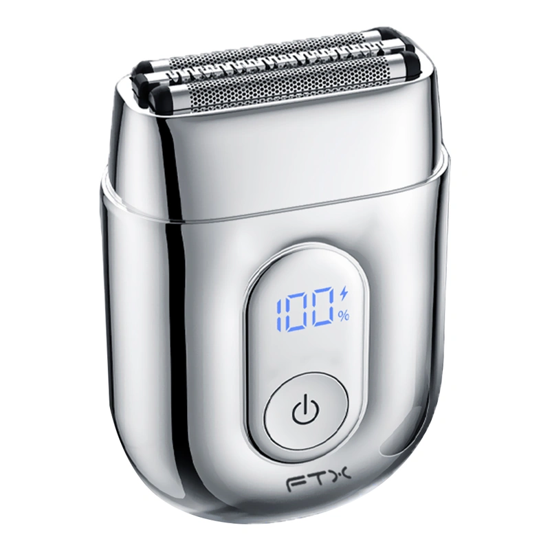 Barbeador FTX ESH-100 Recarregável - Cinza USB-C - Imagem 2
