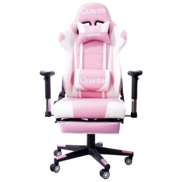 Cadeira Gamer Quanta Emperor QTGC20 - Rosa Branco