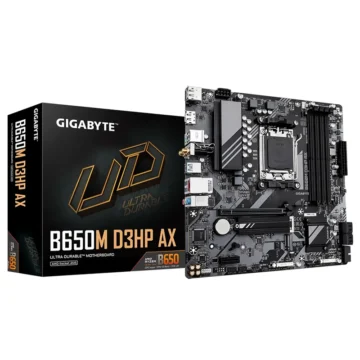 Placa Mãe Gigabyte B650M D3HP AX Socket AM5 DDR5 AMD B650 Micro ATX Wi-Fi 6E