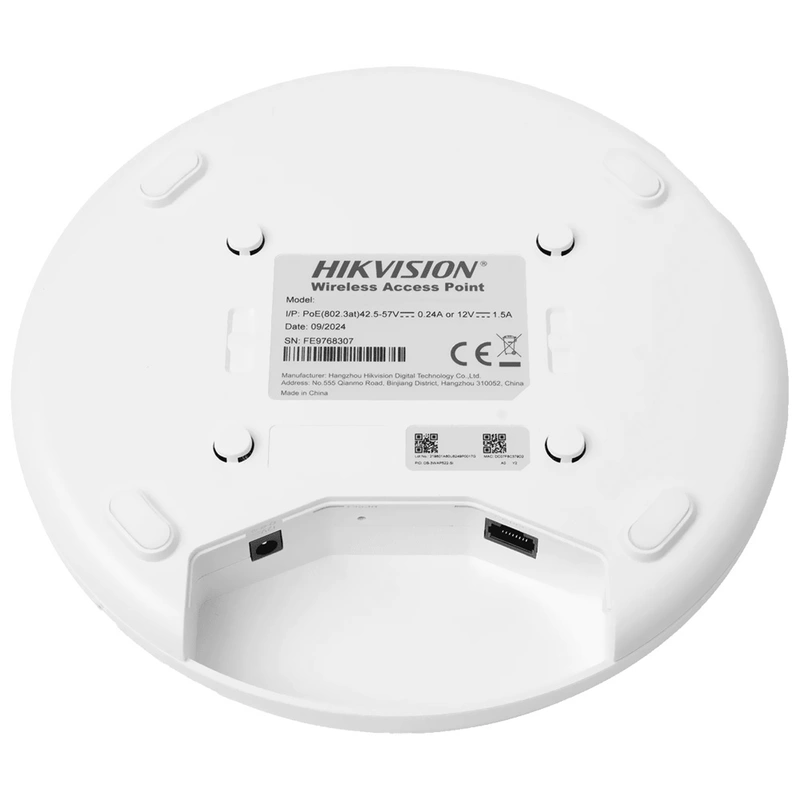 Ponto de Acesso Hikvision DS-3WAP622G-SI Indoor Dual Band 2.4GHz 5GHz 1800Mbps - Imagem 3