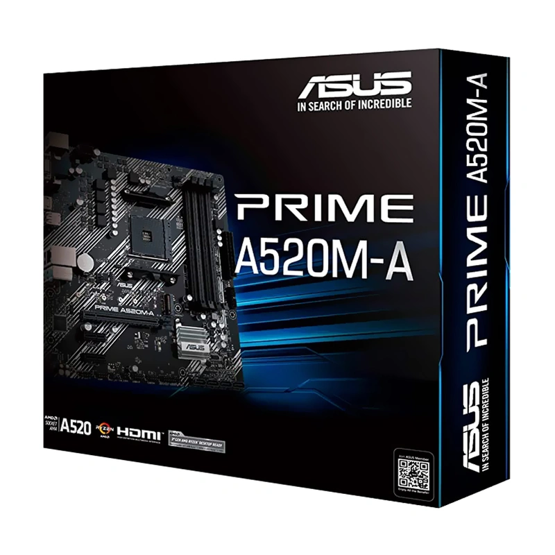 Placa Mãe ASUS Prime A520M-A II Socket AM4 VGA DDR4 Micro ATX - Imagem 3