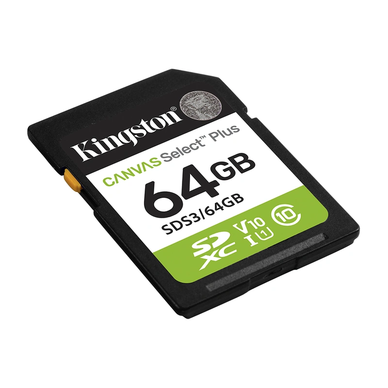 Cartão de Memória SD Kingston Canvas Select Plus C10 64GB - SDS364GB exFAT - Imagem 2