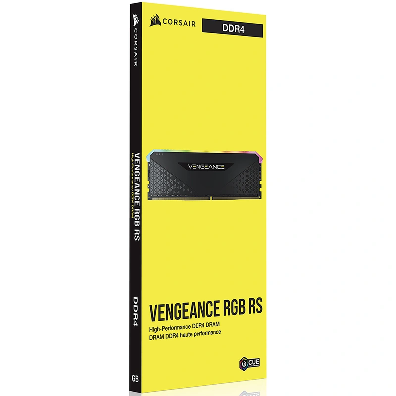 Memória RAM Corsair Vengeance RGB RS DDR4 16GB 3200MHz - Preto (CMG16GX4M1E3200C16) - Imagem 4