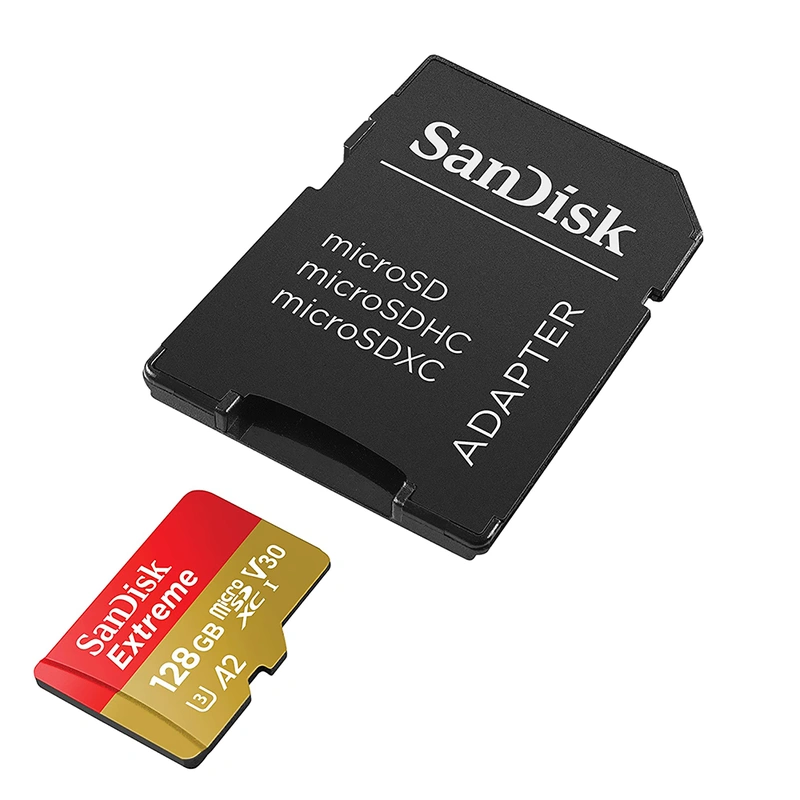 Cartão de Memória Micro SD SanDisk Extreme 128GB 4K - SDSQXA1-128G-GN6MA - Imagem 3