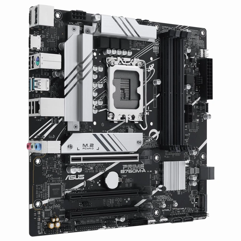 Placa Mãe ASUS Prime B760M-A Socket LGA 1700 DDR5 Intel B760 Micro ATX - Imagem 2