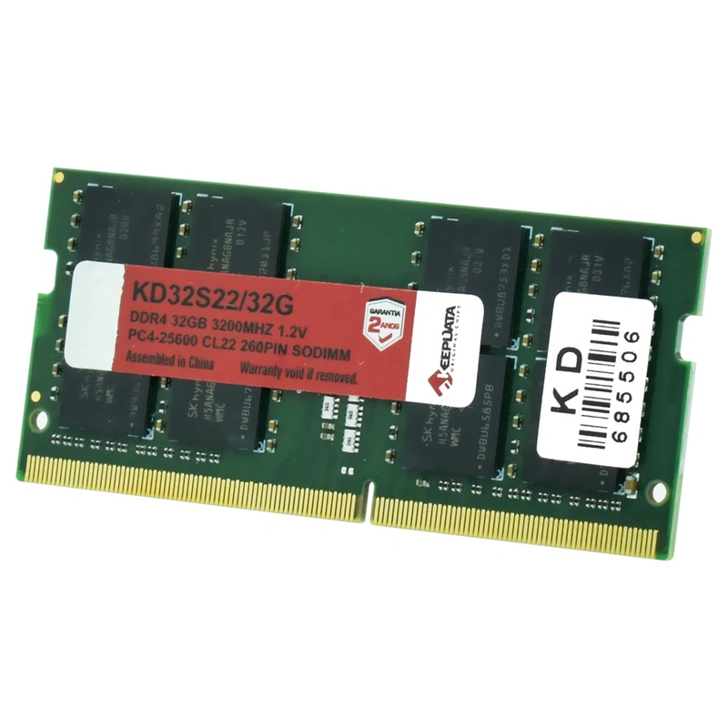Memória RAM para Notebook Keepdata DDR4 32GB 3200MHz - KD32S2232G SODIMM - Imagem 2