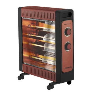 Aquecedor Quanta QTEEC220 Quartzo 2200W 220V - Preto Vermelho