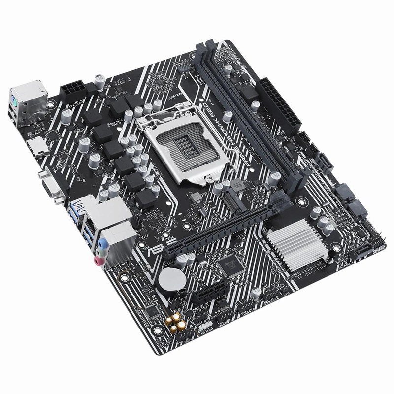 Placa Mãe ASUS Prime H510M-K R2.0 Socket LGA 1200 VGA DDR4 Intel H470 Micro ATX - Imagem 2