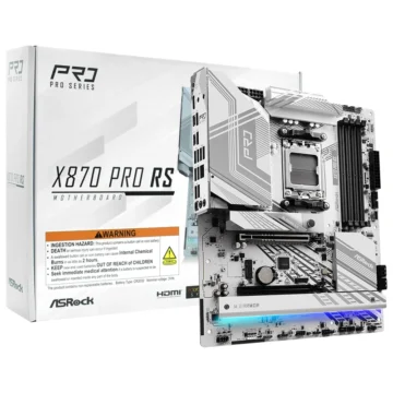 Placa Mãe ASRock X870 Pro RS Socket AM5 DDR5 AMD X870 4 Slots DIMMs DDR5