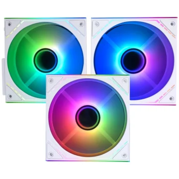 Cooler para Gabinete Thermalright TL-M12QW-S X3 Infinity Mirror ARGB - Branco (Kit com 3)