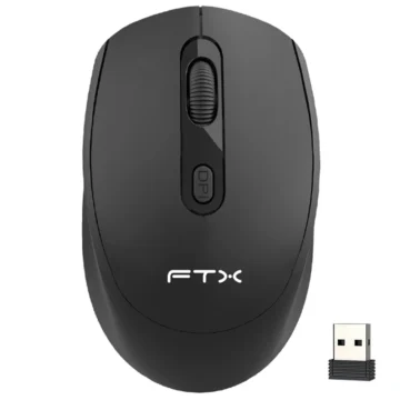 Mouse FTX MW21 Wireless Bluetooth - Preto USB Receiver 2.4GHz
