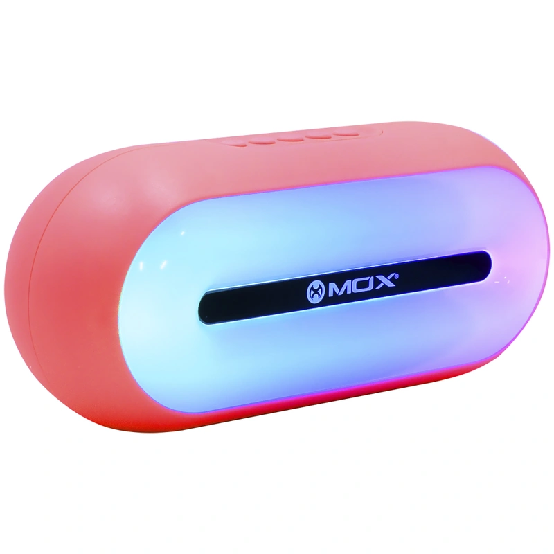 Caixa de Som MOX MO-MS15 Bluetooth USB FM - Vermelho 120W 500 mAh - Imagem 2