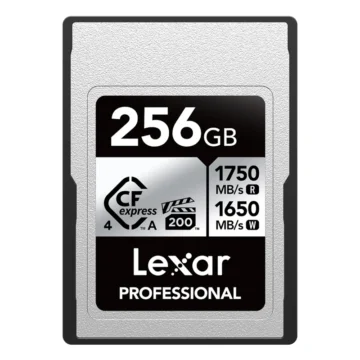 Cartão Memória CF Express Lexar Professional Type A Silver Series 256GB LCAEXS4256G-RNENG
