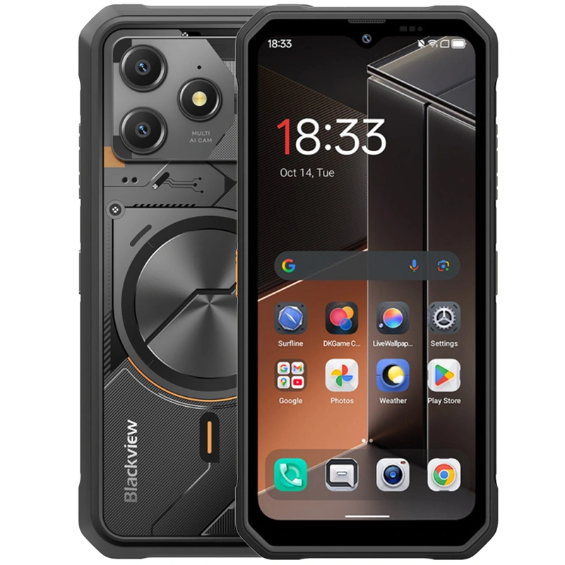 Celular Blackview FORT100 8GB de RAM 128GB Tela 6.56 MediaTek Helio G81