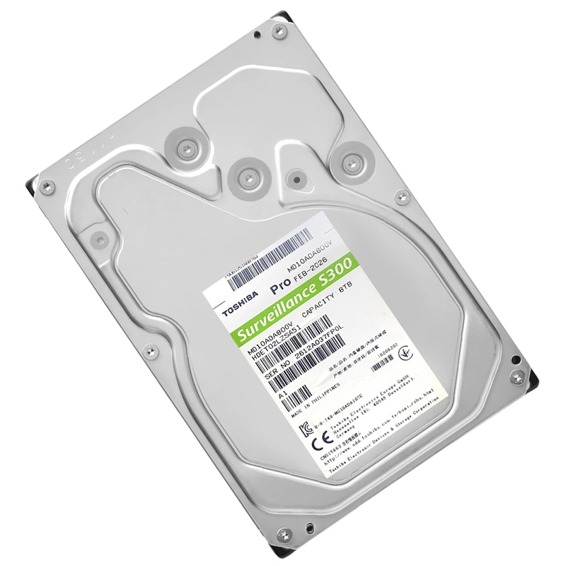 HD Toshiba 8TB S300 Pro Surveillance 3.5 SATA HDET02LZSA51 - Imagem 2