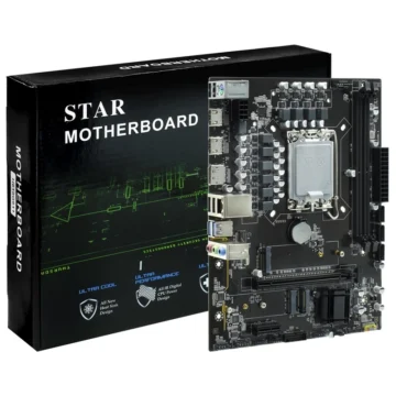 Placa Mãe STAR H610 Socket LGA 1700 DDR4 Intel H610 2 Slots DIMM DDR4 Dual Channel