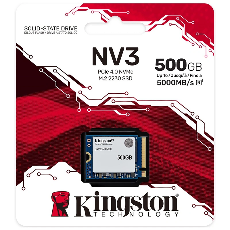 SSD Kingston M.2 500GB NV3 Mini NVMe - SNV3SM3500G PCIe 4.0 x4 - Imagem 3