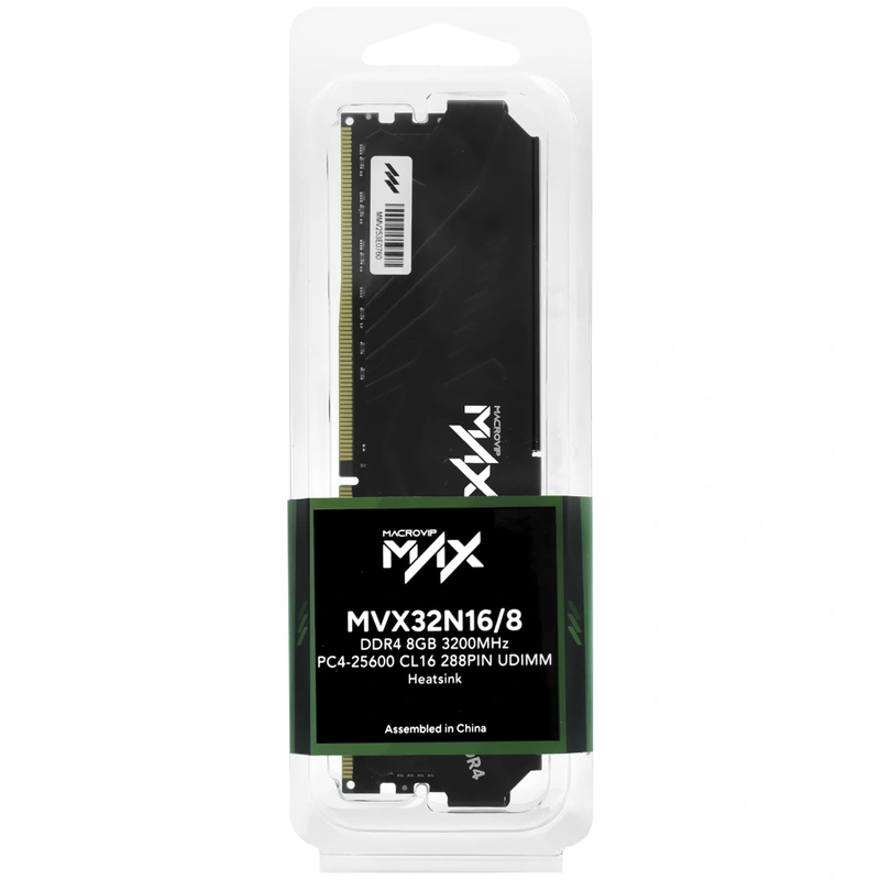 Memória RAM Macrovip Max DDR4 8GB 3200MHz - MVX32N168 UDIMM CL16 - Imagem 3