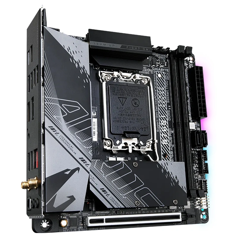 Placa Mãe Gigabyte B760I AORUS Pro Socket LGA 1700 DDR5 Intel B760 Mini-ITX - Imagem 3