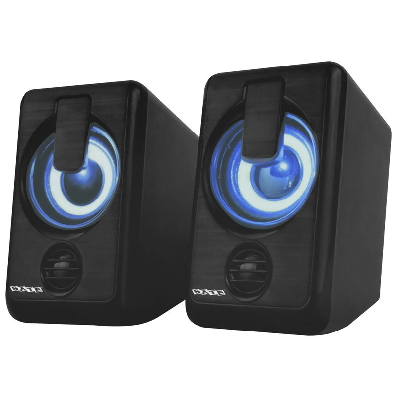 Caixa de Som Satellite AS-2301 USB - Preto 3w Com fio - Imagem 2