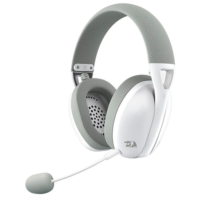 Fone Gamer Redragon H848G Ire Pro Wireless - Cinza Branco