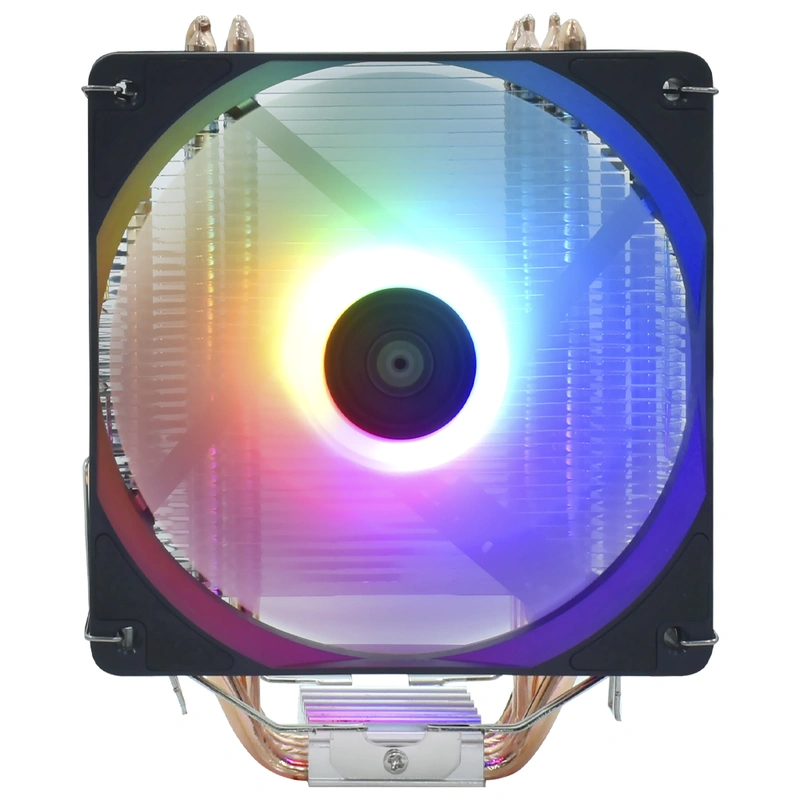 Cooler para Processador Macrovip MV-CPC3R RGB PWM Tower 120MM - Preto Intel: LGA 775