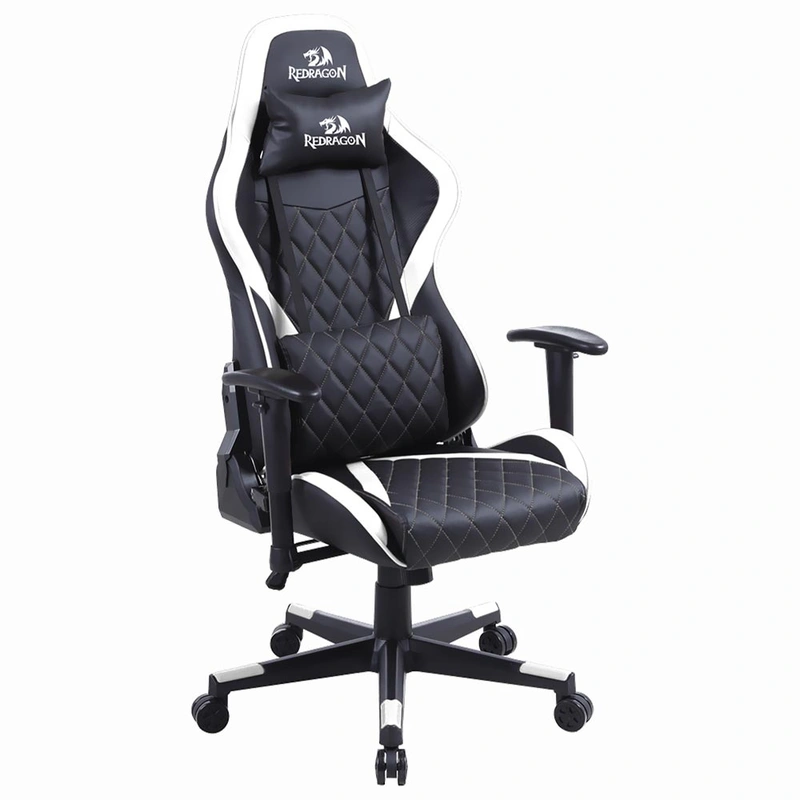 Cadeira Gamer Redragon Gaia C211-BW - Preto Branco - Imagem 3
