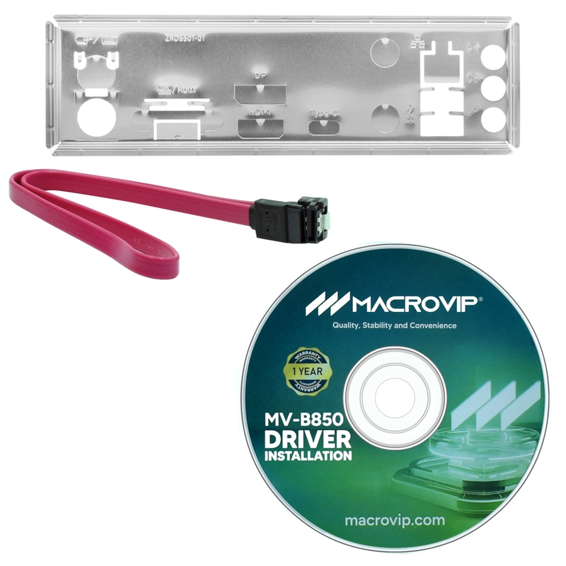 Placa Mãe Macrovip MV-B850 Socket AM5 VGA DDR5 AMD B850 Micro ATX - Imagem 4