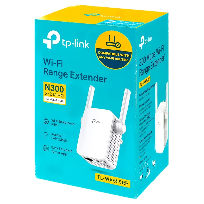 Repetidor de Sinal Tp-Link TL-WA855RE 300Mbps - Branco 2.4GHz - Imagem 3