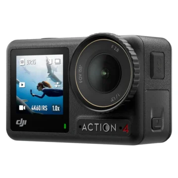 Câmera DJI Osmo Action 4 Adventure Combo AC003 IP68 Wi-Fi Preto