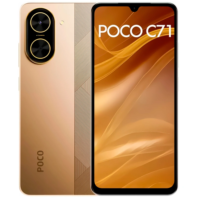 Celular Xiaomi POCO C71 4GB de RAM 128GB Tela 6.88 Unisoc T7250 Wi-Fi Dual SIM (nano)